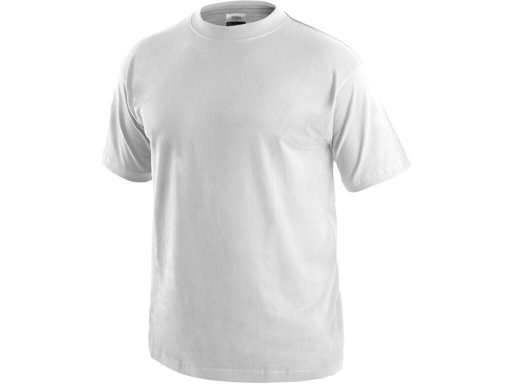 T-shirt CXS DANIEL, short sleeve, white (print)